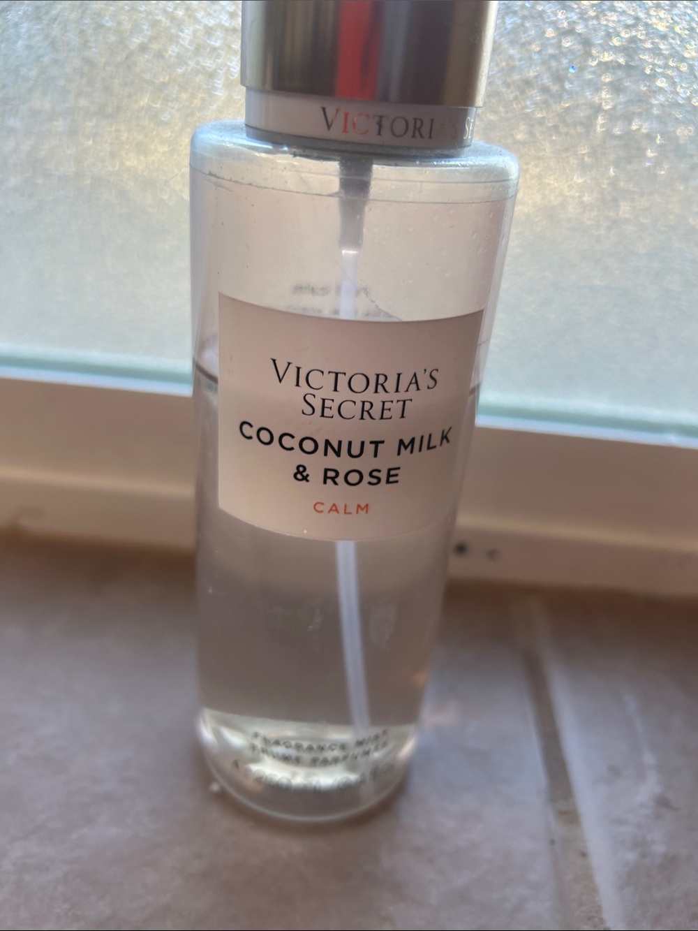 Victoria's Secret Coconut Milk & Rose Calm Fragrance Mist — Clear